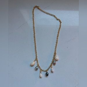 Handmade Dainty Shell Charm Necklace